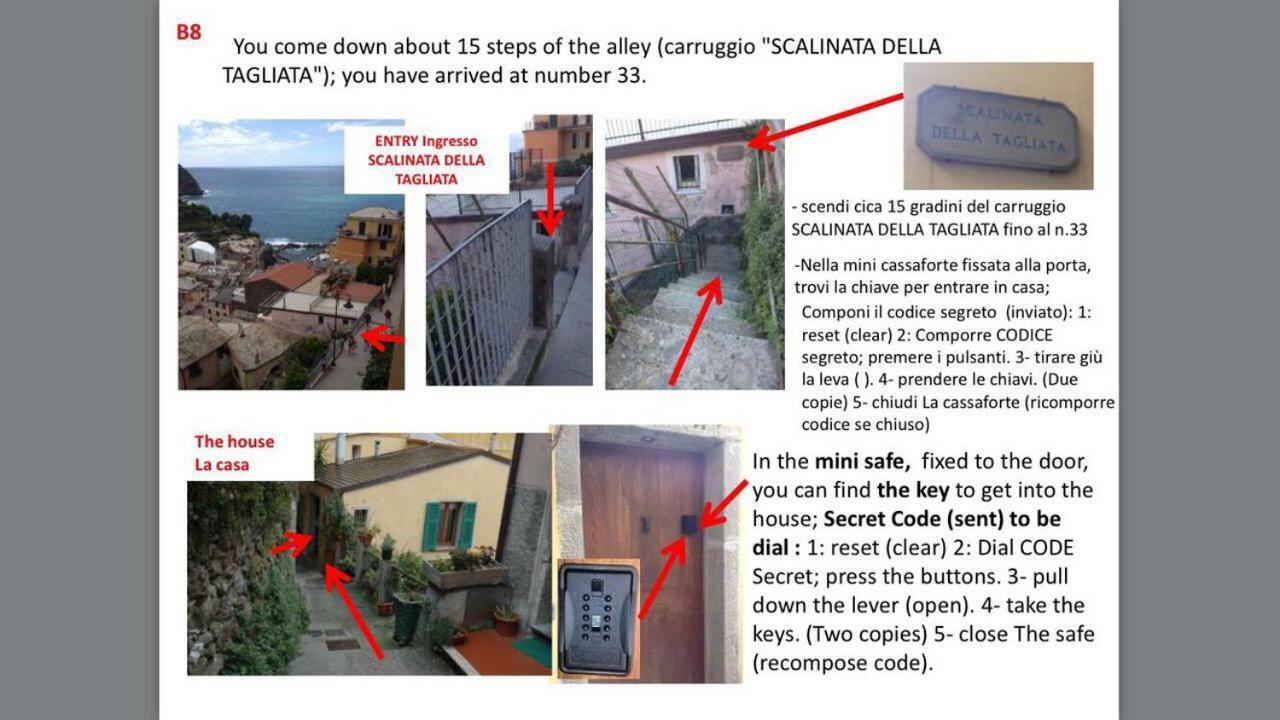 Appartamento Chic Riomaggiore 5 Terre Buitenkant foto