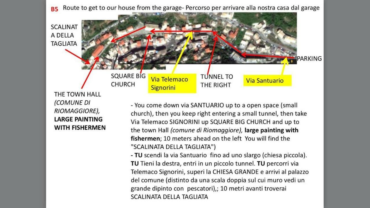 Appartamento Chic Riomaggiore 5 Terre Buitenkant foto